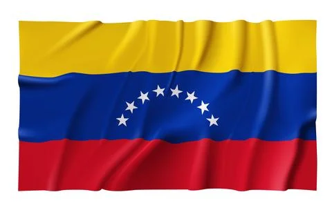 Waving Venezuela Flag Stock Illustration