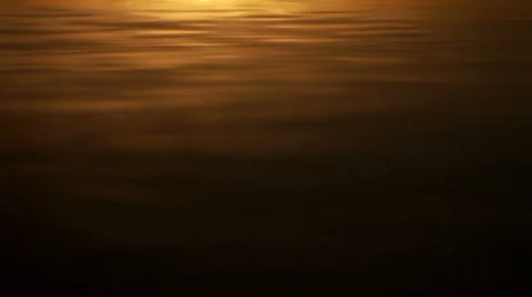 Waving water in sunset Stock Footage 8520363