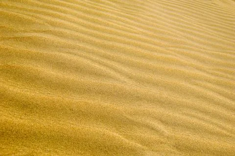 Wavs in the sand Stock Photos