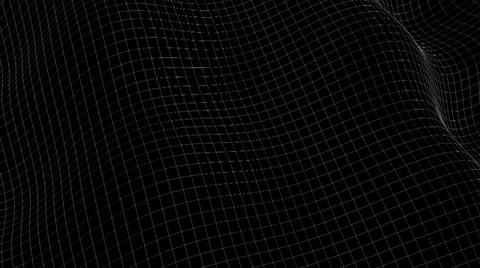 Wavy 3D grid, cloth, line, render, wave. 動画素材 36641891