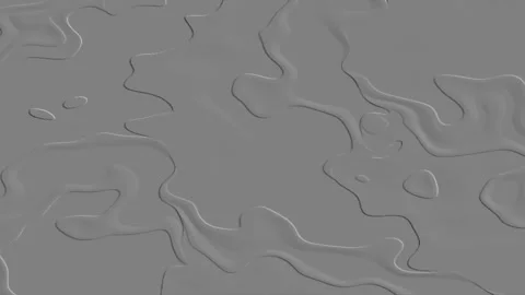 Wavy abstract background, cement color moves smoothly Stock Footage 218036887