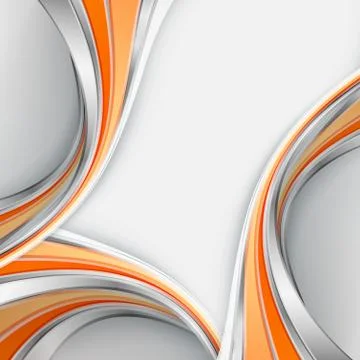 Wavy abstract background Stock Illustration