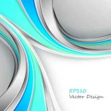 Wavy abstract background Stock Illustration
