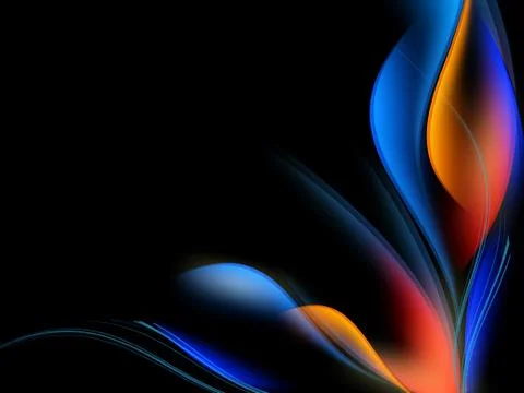 Wavy abstract background Stock Illustration