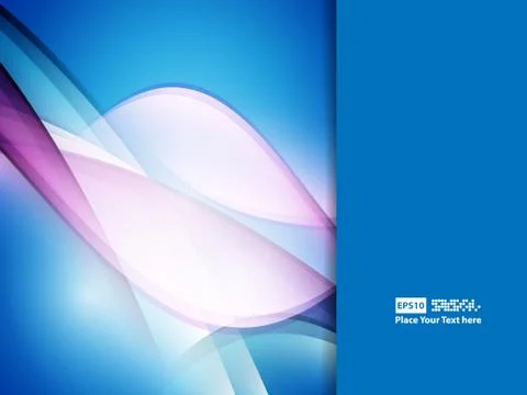 Wavy abstract background Stock Illustration