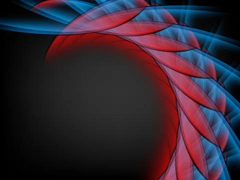 Wavy abstract background Stock Illustration