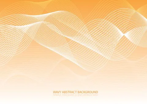 Wavy abstract background. Stock Illustration
