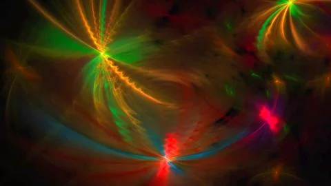 Wavy abstract background with lights Stock Illustration