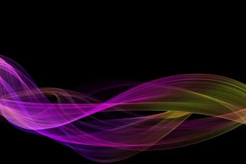 Wavy abstract background in two colors. Stock Illustration