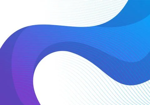 Wavy abstract blue background Illustrazione stock