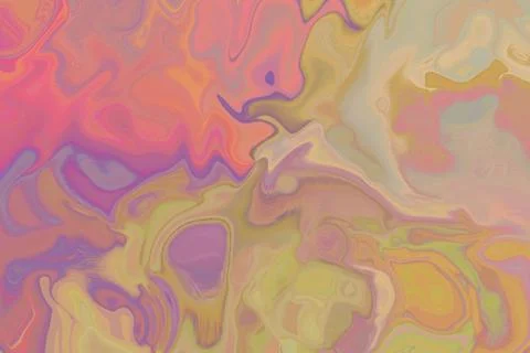Wavy Abstract Stock Illustration