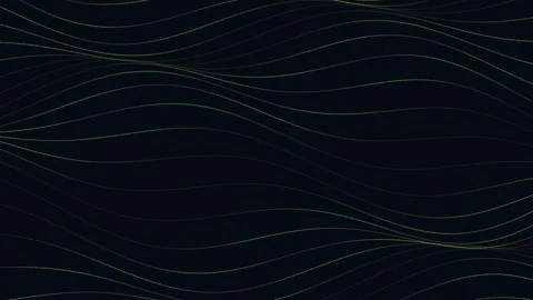 Wavy abstract lines pattern background, digital art concept Stock Footage 340386601