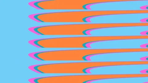 Wavy abstract pattern, horizontal loop background Stock Footage 279017036