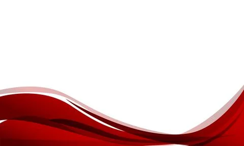 Wavy abstract red design background Stock Illustration