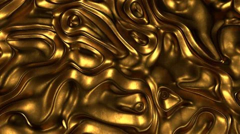 Wavy ancient gold backdrop Stock Illustration