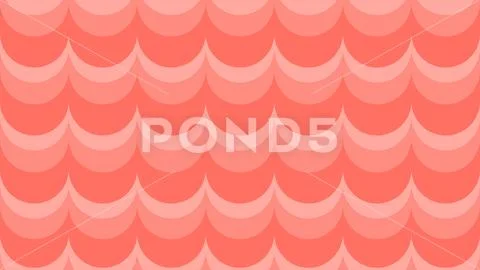 Wavy background in coral shades. Stock Illustration