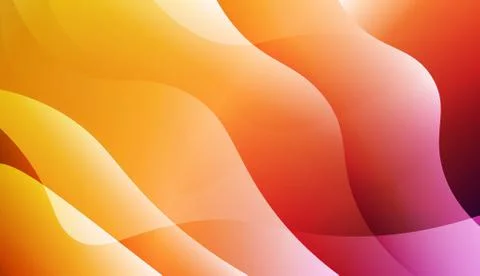Wavy Background. For Creative Templates, Cards, Color Covers Set. Vector Illu 스톡 일러스트