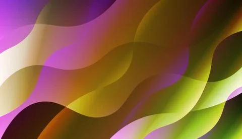 Wavy Background. Design For Your Header Page, Ad, Poster, Banner. Vector Illu 스톡 일러스트