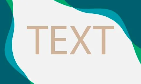 Wavy background frame in green and blue colors Stock Illustration