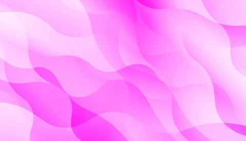 Wavy Background. Soft Color Gradient Background. For Greeting Card, Flyer, In Stock Illustration