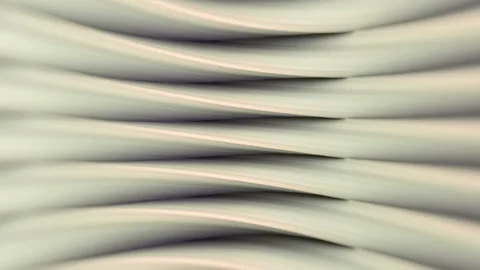 Wavy background of twisted shapes 3d rendering digital loop animation HD Stock Footage 220056300