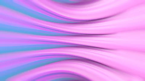 Wavy background of twisted shapes. 3d rendering digital seamless loop animation Stock Footage 221472215