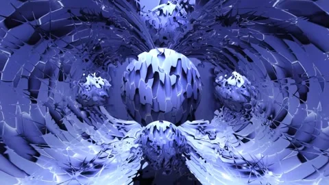 Wavy balls 02 Stock Footage 273494529