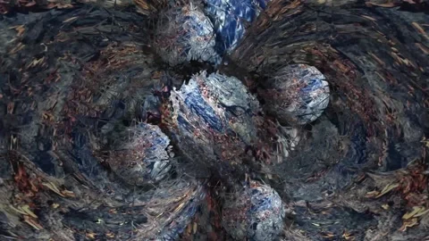 Wavy balls 07 Stock Footage 273494576