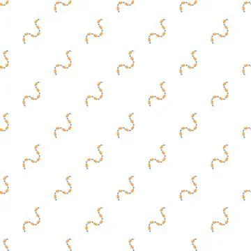 Wavy beaded pattern background creating seamless texture Illustrazione stock