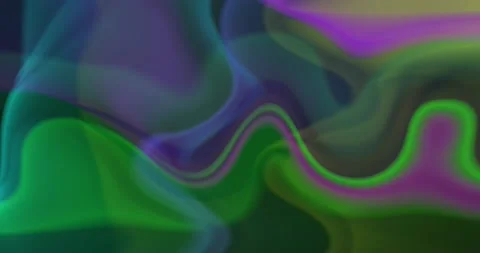 Wavy beams of rainbow light Stock Footage 212459758