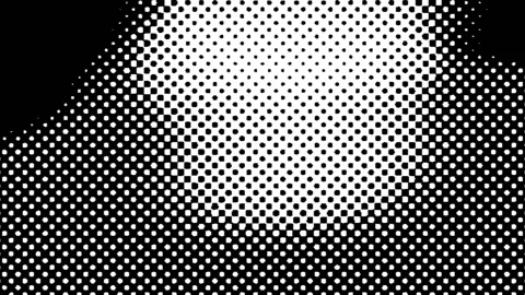Wavy black and white background, noise with dots and blur Stock Footage 220050538