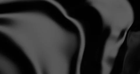 Wavy black fabric background Stock Footage 301526941