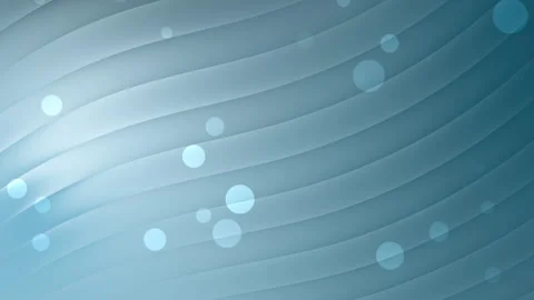 Wavy blue abstract background with bokeh effects Stock Footage 323323737