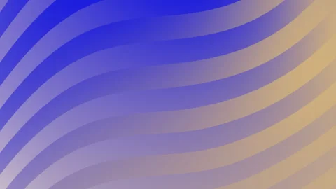 Wavy blue and orange gradient bands in an abstract pattern 動画素材 336257442