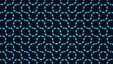 Wavy blue and white pattern on dark background for digital Stock Footage 338003103