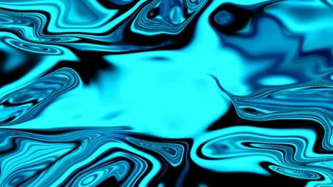 Wavy blue background with smooth, abstract gradation. Holographic blue fluid Stock Footage 161897517