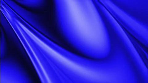 Wavy blue fabric cloth background animation, animated blue cloth waving Stock Footage 302896134