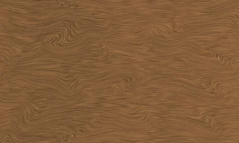 Wavy brown wood grain pattern displays a natural texture and organic surface Illustrazione stock