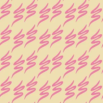 Wavy brush strokes vector seamless pattern. Abstract background for wallpaper 스톡 일러스트