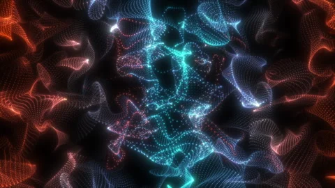 Wavy color dynamic background 1 Stock Footage 302812515