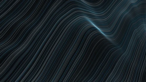 Wavy colored lines motion background Vídeo Stock 101068674