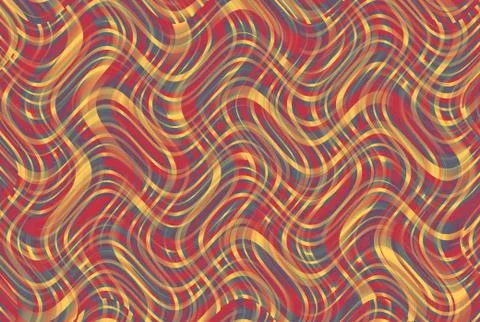 A wavy colorful abstract background Stock Illustration