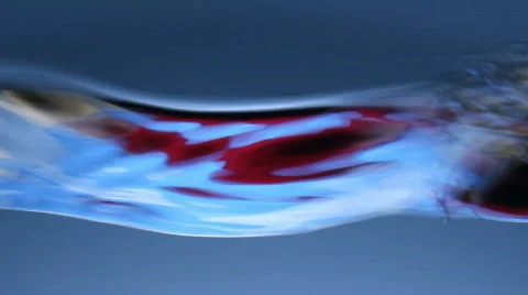 Wavy, colorful liquid Видео 800488