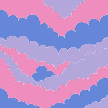 Wavy colorful vector pattern. Not seamless. Stock Illustration