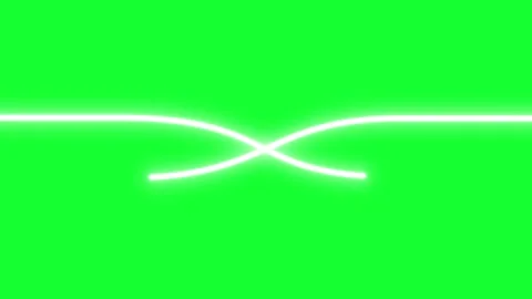 Wavy cross line green screen Stock Footage 304194963