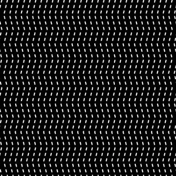 Wavy dashed lines repeatable pattern 库存插图