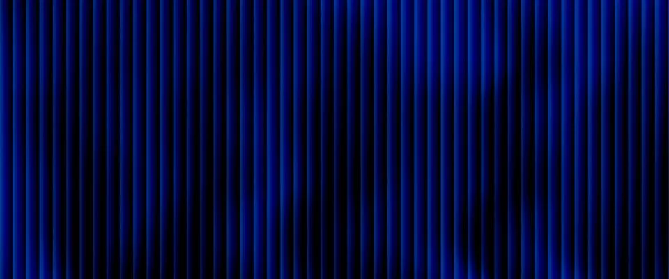 Wavy deep blue gradient background with glass fractal effect. Abstract electric Stockillustratie