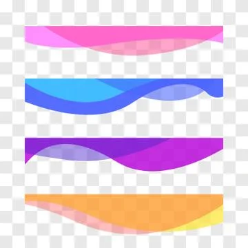 Wavy design element Stock Illustration