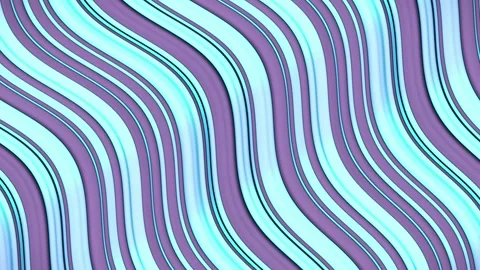 Wavy diagonal bands of light cyan and lavender flow smoothly Stock Footage 342216961