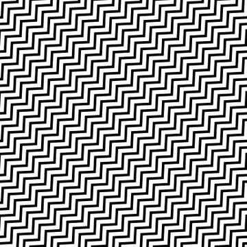 Wavy diagonal parallel lines. seamless, repeatable monochrome pattern Stock Illustration